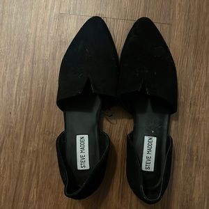 pointy suede flats Steve Madden